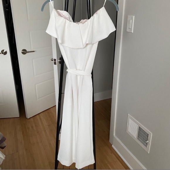 Aritzia White Flutter Jumpsuit - Picture 6 of 6